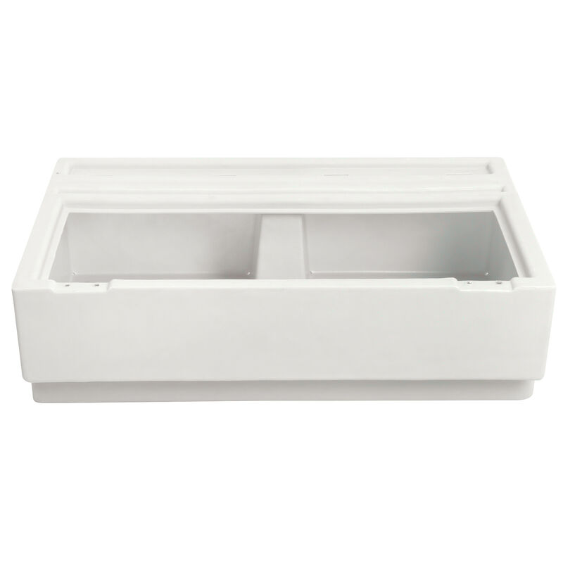 Toonmate Deluxe Pontoon Right-Side Corner Couch Base - White image number 2