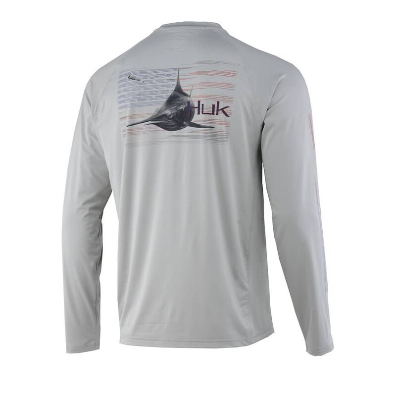 Huk American Pitch Pursuit Long Sleeve Shirt image number 2