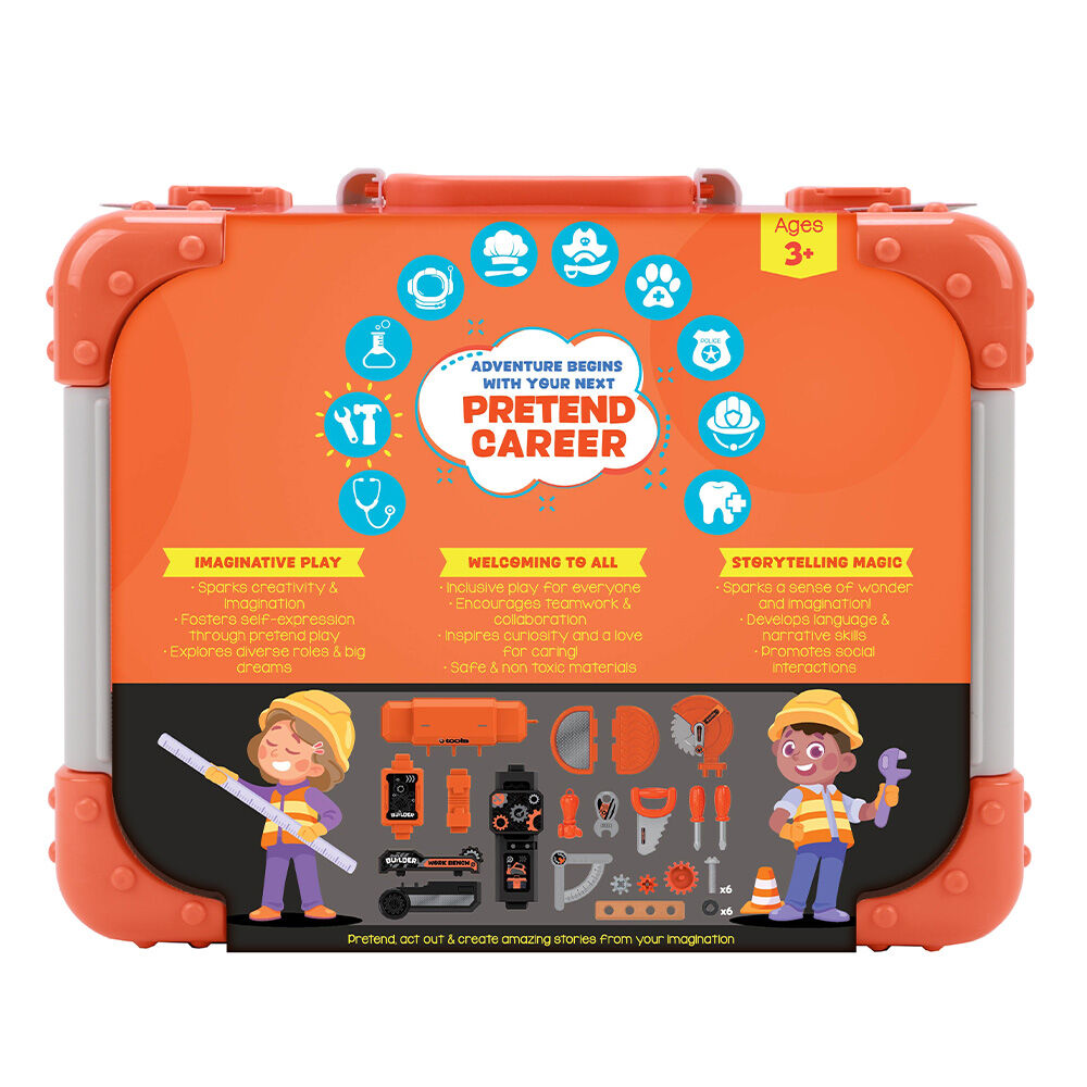 Kids Careers 35-Piece Builder Construction Set