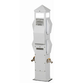 International Dock Products PED-41-4A-OVT2 41" Dock-Mount Power Pedestal