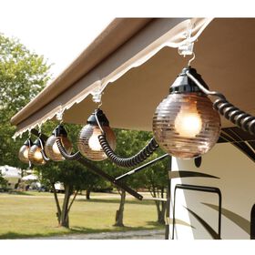 6 Bronze Globe Lights with 30' Cord