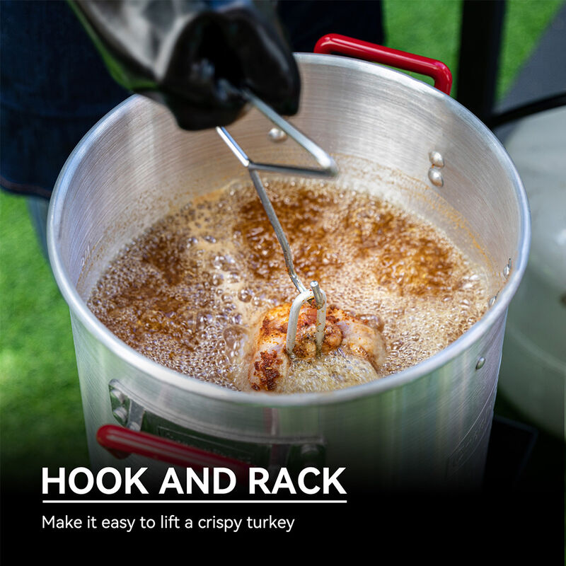 Royal Gourmet Creole Feast Single Burner High-Pressure Propane Turkey Fryer image number 3