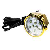 Race Sport CREE LED Underwater Drain Plug Light, RGB Multi-Color