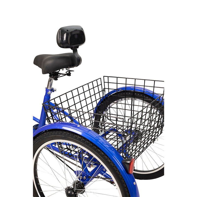 StowAway Adult 7-Speed Folding Tricycle w/ Rear Basket image number 9