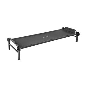 Disc-O-Bed Large Single Portable Cot, Black
