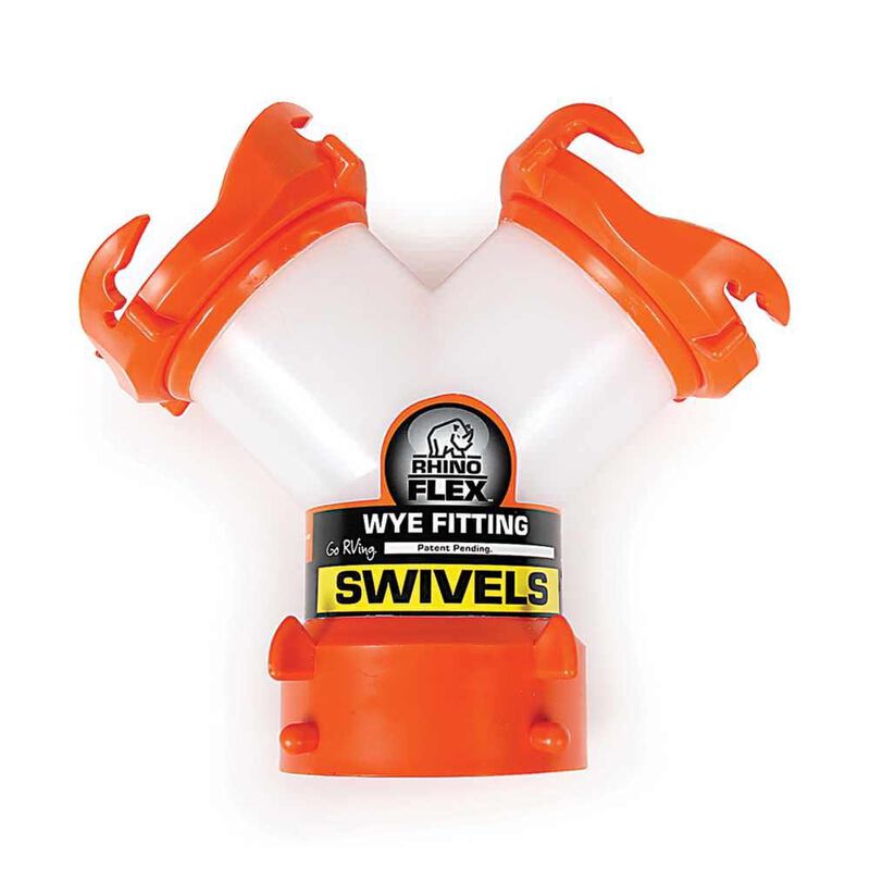 Camco RhinoFLEX Wye Sewer Hose Fitting with 360 Degree Swivel image number 1