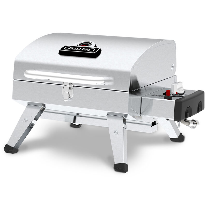 GrillPro Stainless Steel Tabletop Propane Grill image number 5