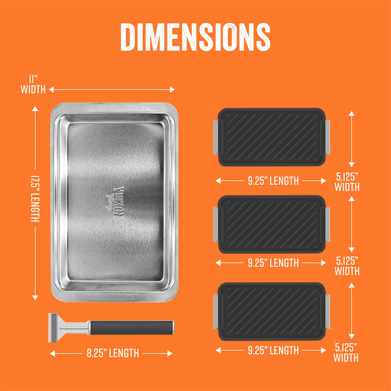 Yukon Glory Sear 'N Serve 5-Piece Cast Iron Grill Pan Set image number 2