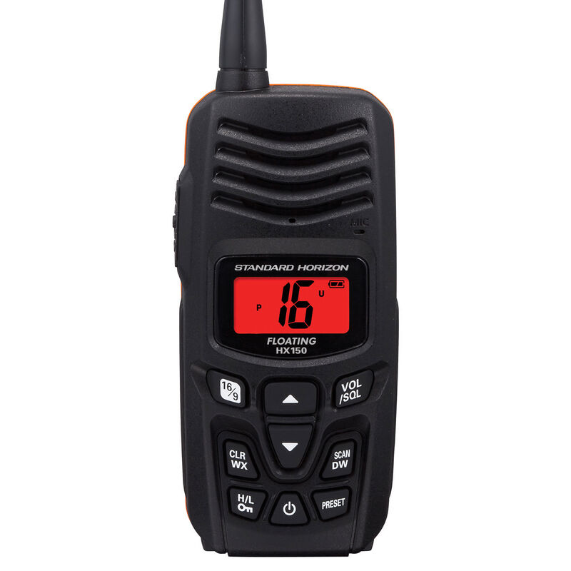 Standard Horizon HX150 Floating Handheld VHF Radio Overton's