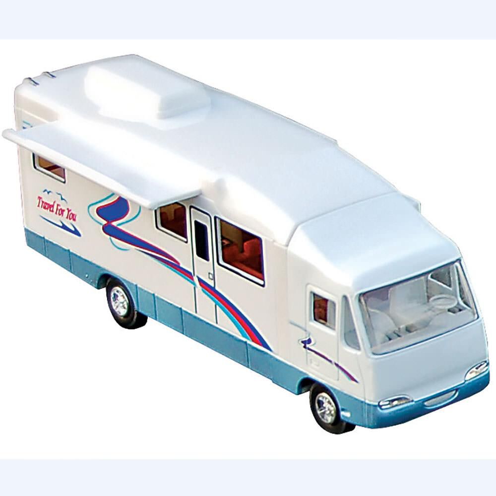 VanManen Carthago Camper – Pullback Modellauto Mit Licht & Abnehmbarem Dach