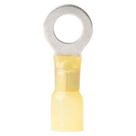 Ancor 5/16" Yellow Heat Shrink Ring Connectors, 25 Per Pack