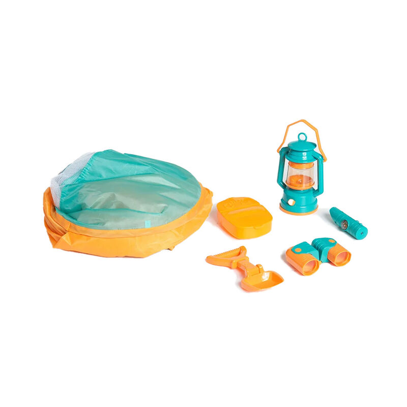 Toy Chef Little Explorer Children's 6-Piece Camping Tent Set image number 2