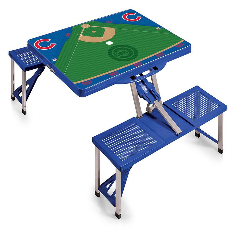 Chicago Cubs Portable Picnic Table image number 1