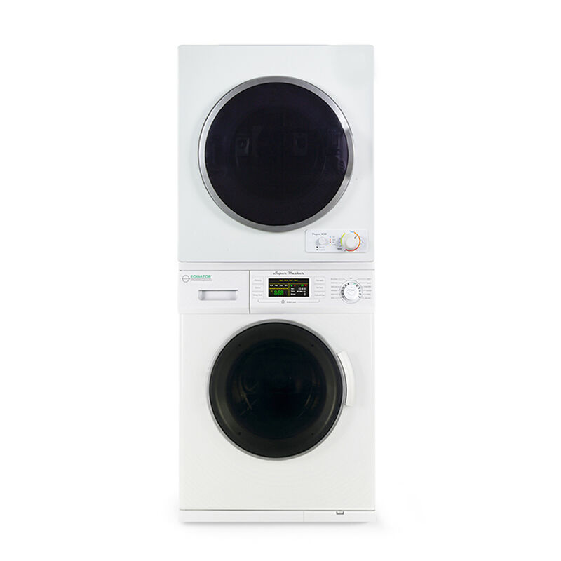Equator Compact Stackable Washer and Dryer with Quiet, Winterize, and Auto-Dry Features, EW 824 N ED 850 image number 1