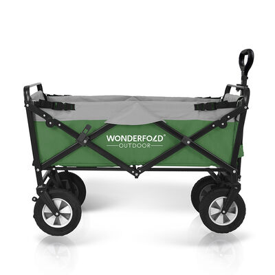 Wonderfold Outdoor S1 Utility Folding Wagon with Stand