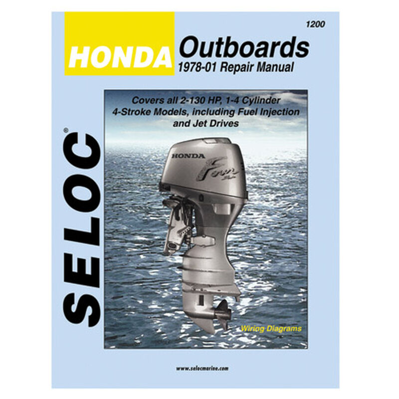 Seloc Marine Outboard Repair Manual for Honda '78 - '01 image number 1