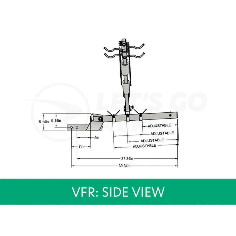 Let's Go Aero V-Lectric VFR Fold & Slideout eBike Carrier image number 13