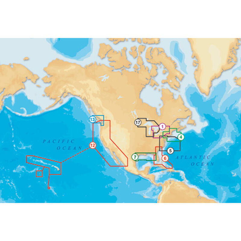 Navionics Platinum+ Cartography Charts, CF/904P+, (US Northeast & Canyons) image number 1