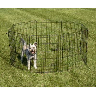 8 Panel Playpen for Small Dogs and Pets, 30&quot;H