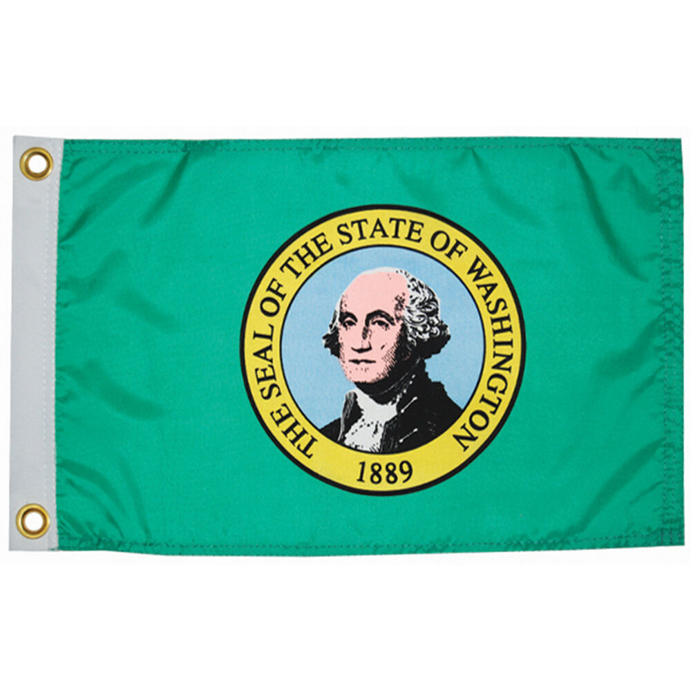 Washington State Flag, 12" x 18" Overton's