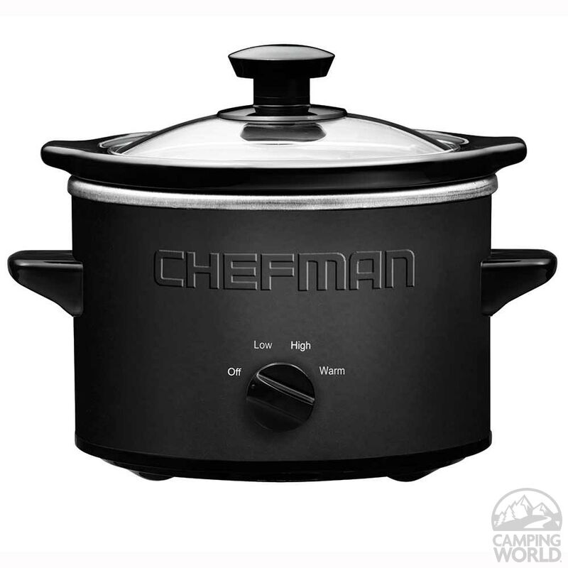 Chefman 1.5 qt. Black Slow Cooker with Removable Stoneware image number 2