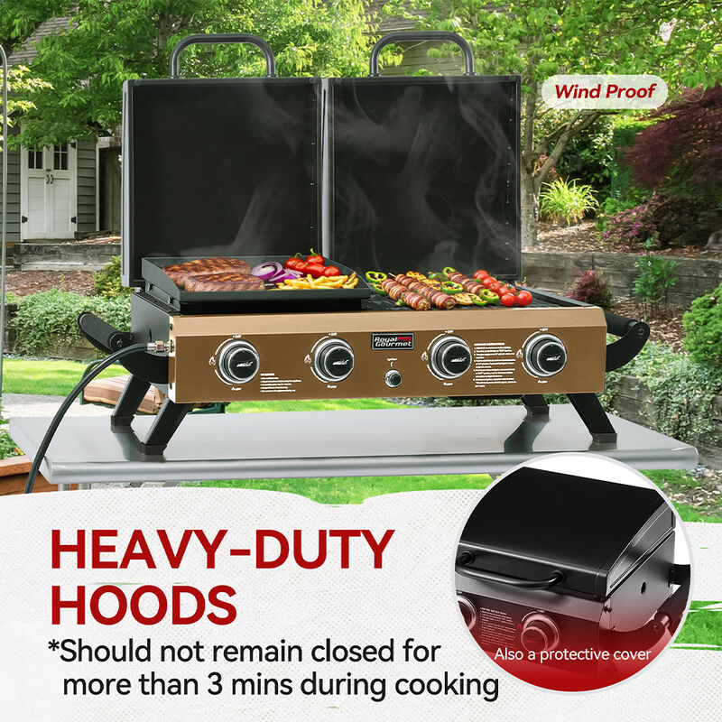 ROYAL GOURMET CORP 4-Burner Grill Combo image number 8