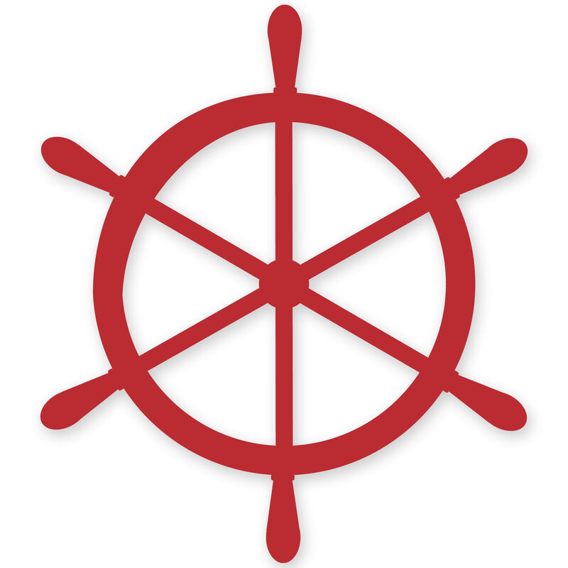Ship's Wheel Vinyl Decal image number 12