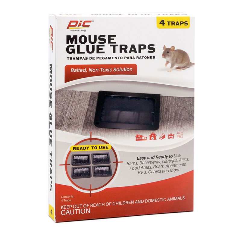 PIC Mouse Glue Traps, 4 Traps image number 1