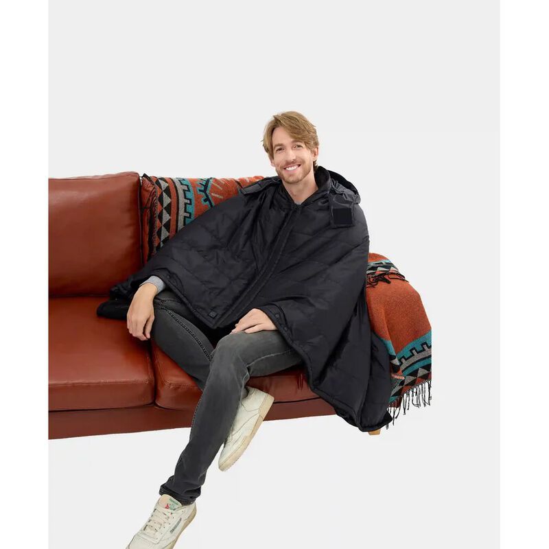 ORORO Heated Dual Control Poncho Blanket with 8 Heating Zones image number 12