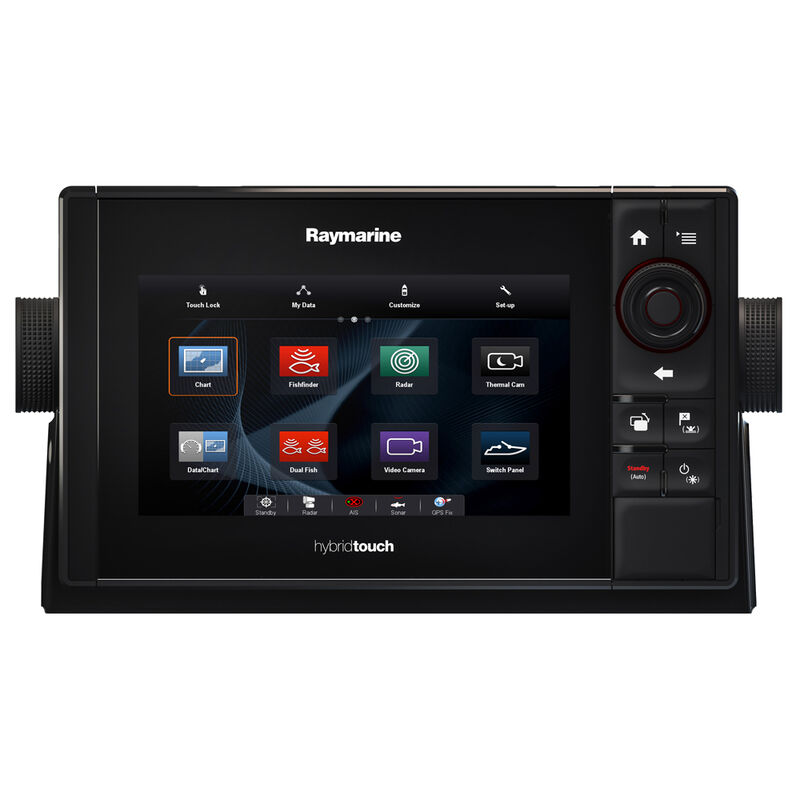 Raymarine eS78 7" MFD Combo With CHIRP/DownVision Sonar / N Amer Coasts + Lakes image number 1