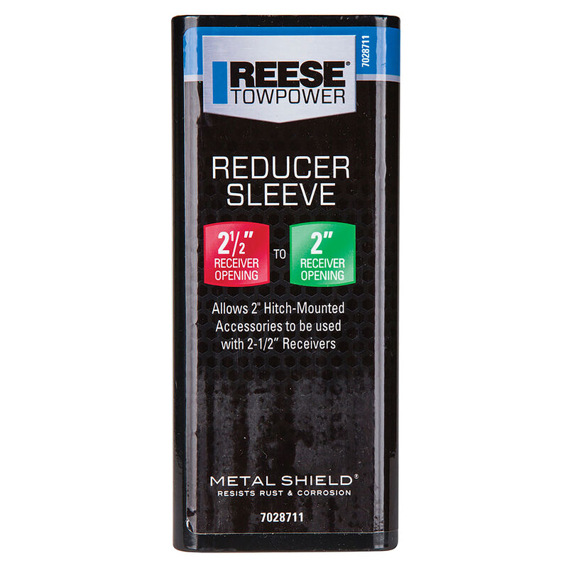 Reese Trailer Hitch Ball Shank Reducer, Adapts From 2-1/2 Inch To 2 Inch image number 2