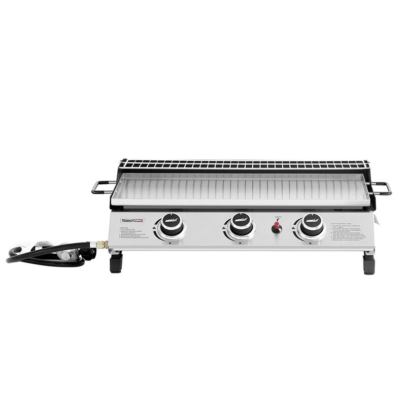 Royal Gourmet 24" Portable 3-Burner Tabletop Gas Griddle image number 2