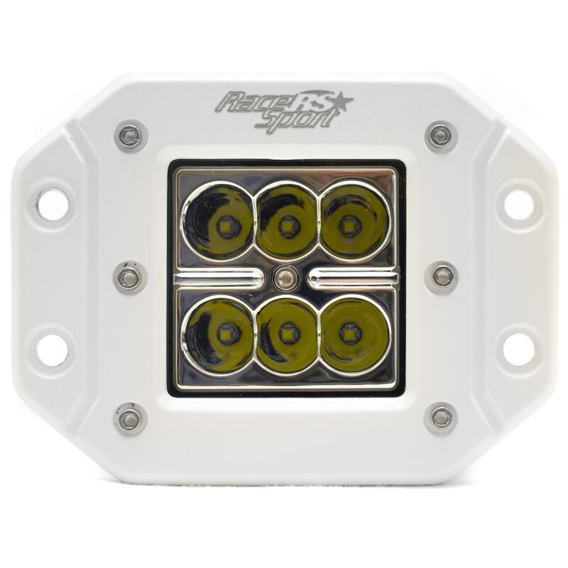 Race Sport Street Series High-Power 3” 18W Square LED Spotlight, White image number 2
