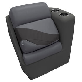 Wise Premier Pontoon Boat Seat Lean-Back Lounge, Right Side