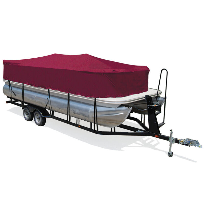 Trailerite Hot Shot Cover for Trailerite Pontoon Playpen Boat Cover, Black (25'1" - 26'0" Cl X 102" B) image number 3