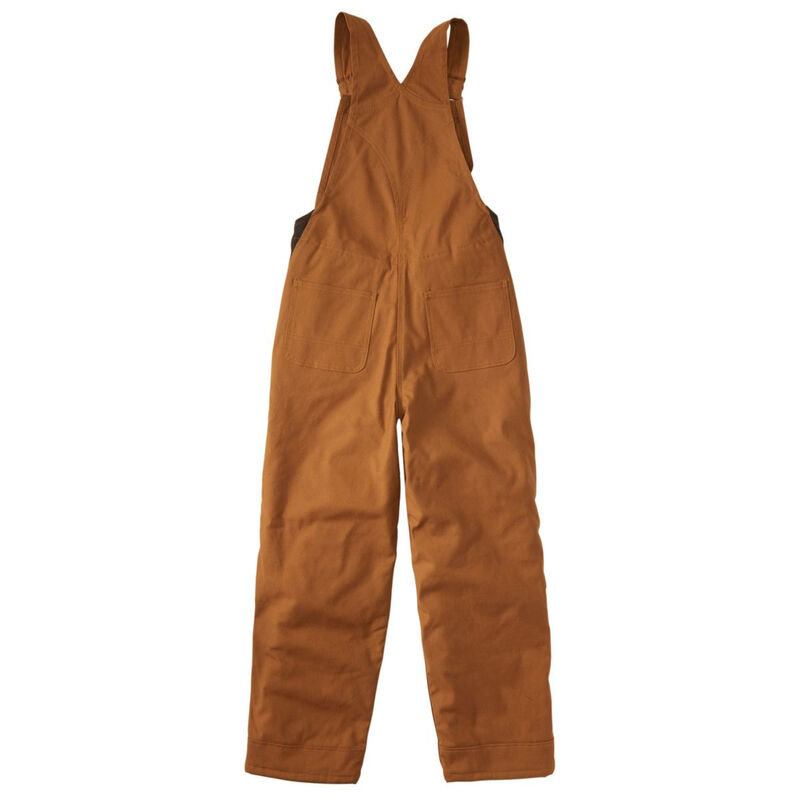 Carhartt Boy's Quilt-Lined Canvas Bib Overall image number 2