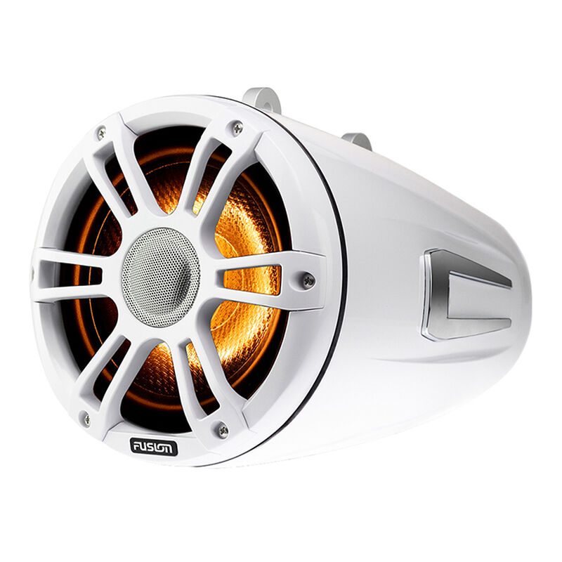 FUSION 7.7" Wake Tower Speakers w/CRGBW LED Lighting - White image number 3