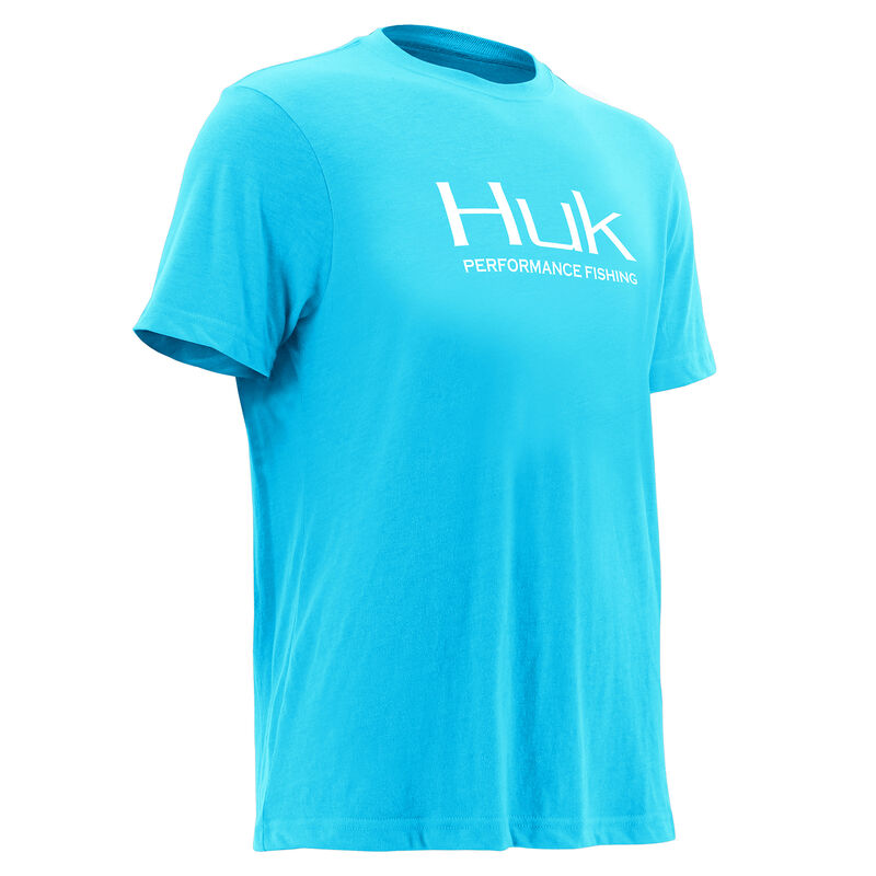 Huk Men's Tri-Blend Short-Sleeve Logo Tee image number 3