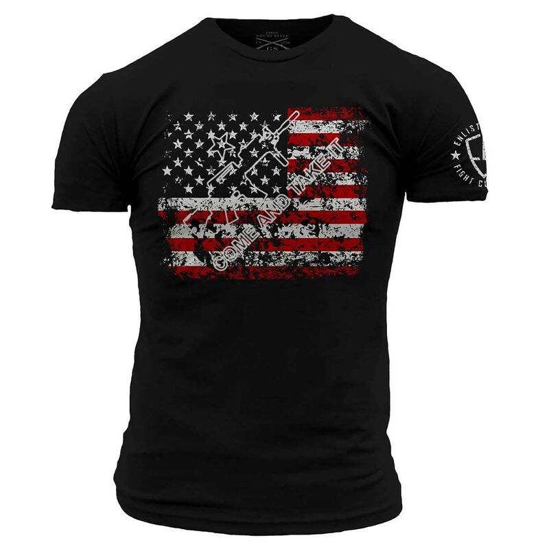 Grunt Style Men's Enlisted Nine Come And Take It Short-Sleeve Tee image number 1