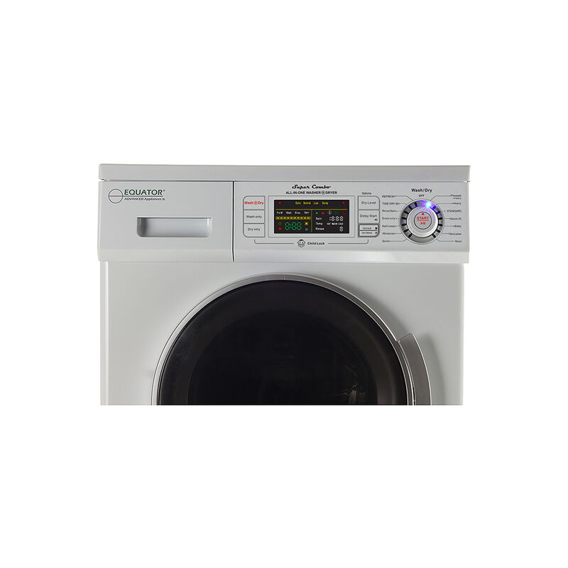 Equator Version 2 Pro All-in-One Washer Dryer, Vented/Ventless Dry, Winterize for RV Use, White image number 7