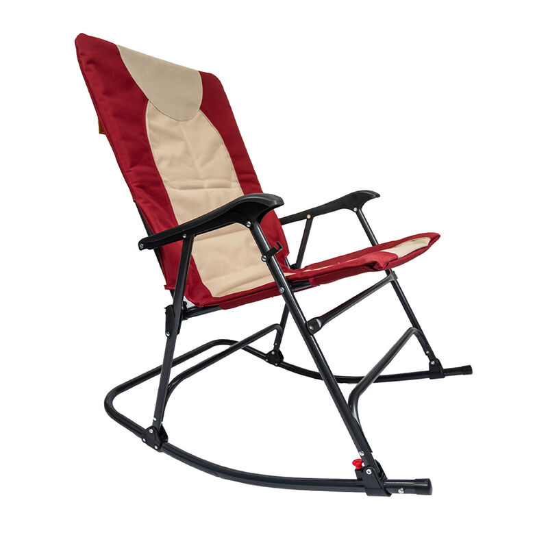 Padded Folding Outdoor Rocker image number 8