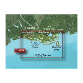 Garmin BlueChart g2 HD Cartography, Louisiana Bayou