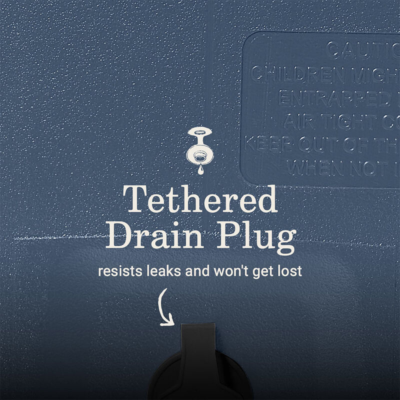 Coleman Classic Series 52-Quart Hard Cooler, Red/White/Blue image number 3