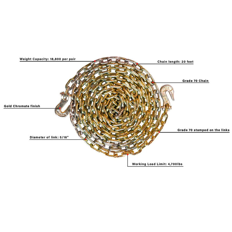 BulletProof Medium-Duty 5/16" Transport Chain, 16' image number 6