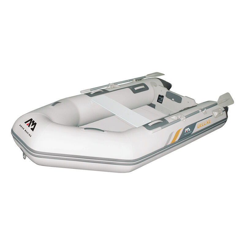 Aqua Marina 9'9" A-Deluxe Inflatable Speed Boat with Wood Deck image number 1