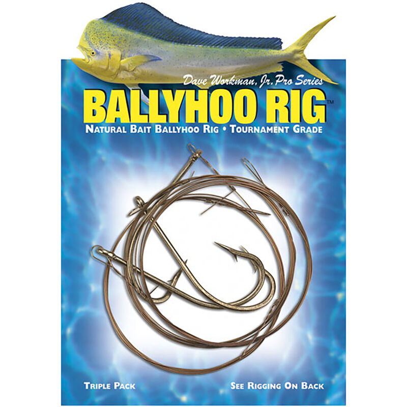Boone Ballyhoo Rigs, #8/0 Hooks, 3-Pack image number 3
