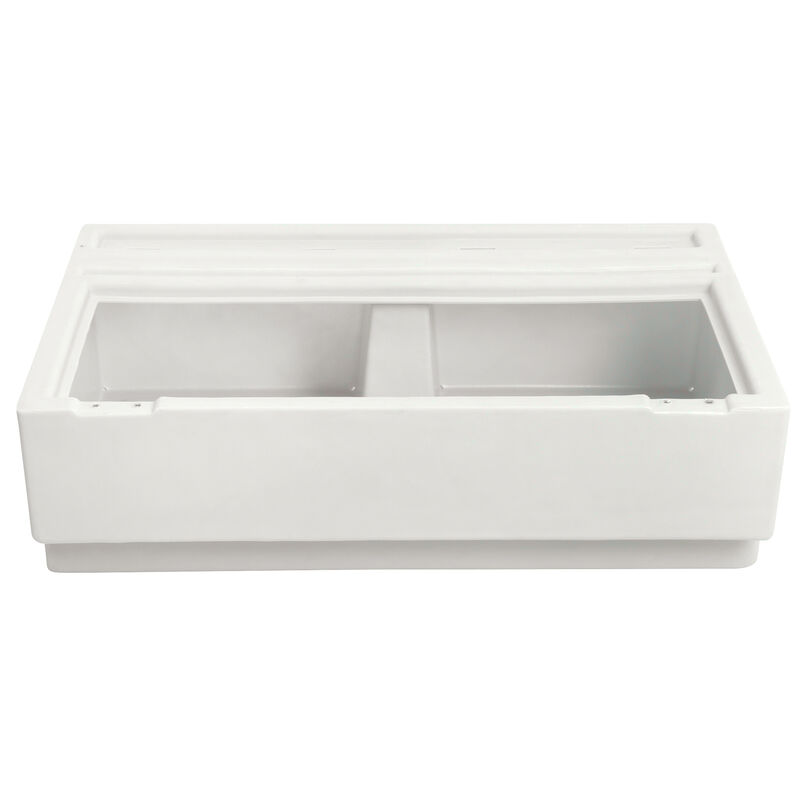 Toonmate Deluxe Pontoon Left-Side Corner Couch Base - White image number 2