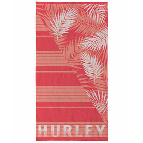 Hurley Palm Tree Printed Beach Towel - 32 x 64 in