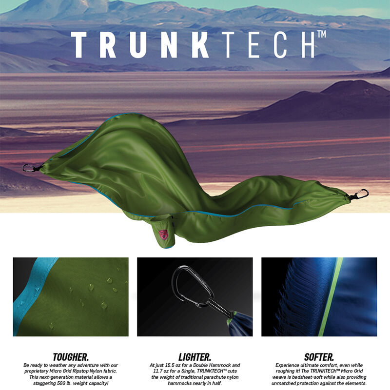Grand Trunk TrunkTech Double Hammock, Solids image number 5