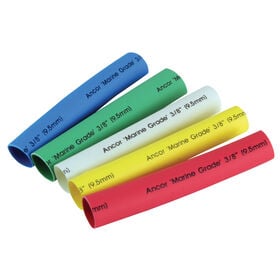 Ancor Adhesive-Lined Heat Shrink Tubing Kit, 12-8 AWG, 3/8" dia., 3" L, Assorted